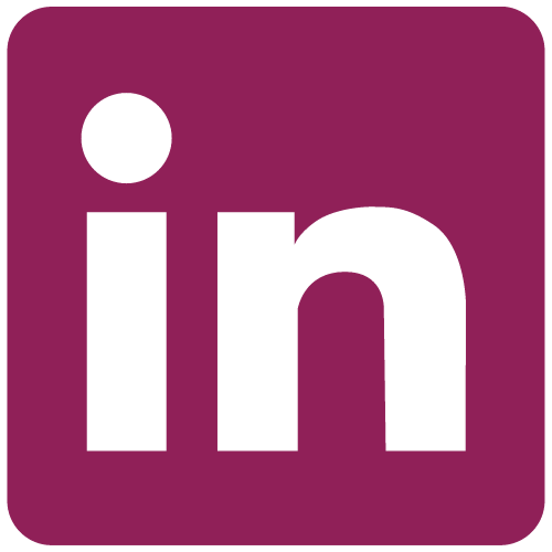 the LinkedIn logo, a block of the letters 'in'